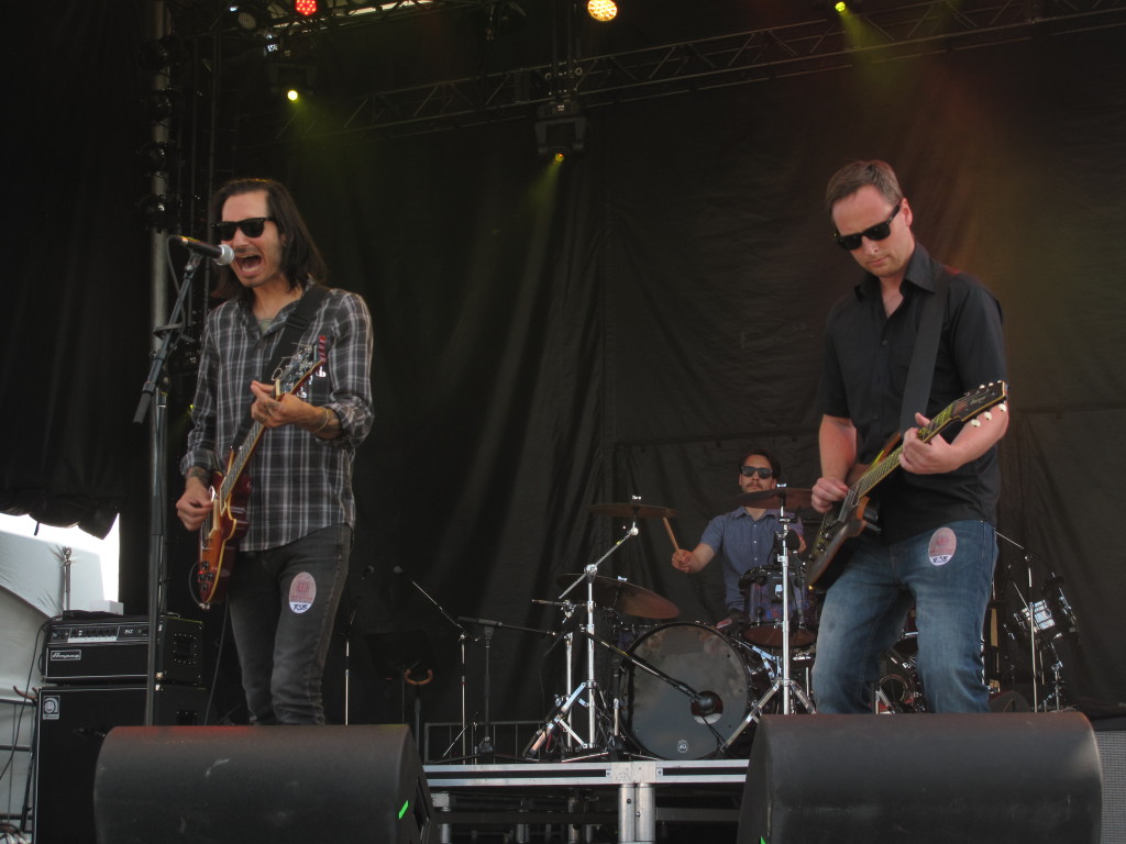 Jonathan Becker & The North Fields played the River Stage on July 12 at RBC Bluesfest. Photo: Joseph Mathieu