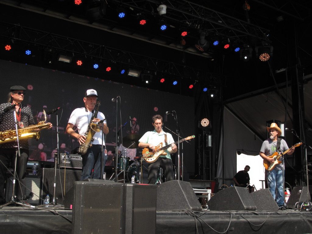 The Iguanas played the Black Sheep Stage with the Texas Horns on July 12 at RBC Bluesfest. Photo: Joseph Mathieu