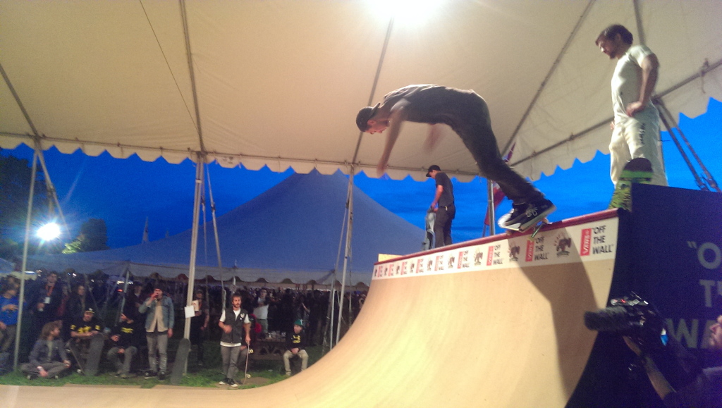 Just a snapshot of some of the fine skateboarding to be seen at Beau's Oktoberfest in Van Kleek Hill.