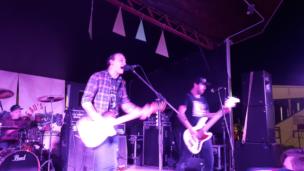The Flatliners rocking the Black Forest stage at Beau's Oktoberfest in Vankleek Hill.