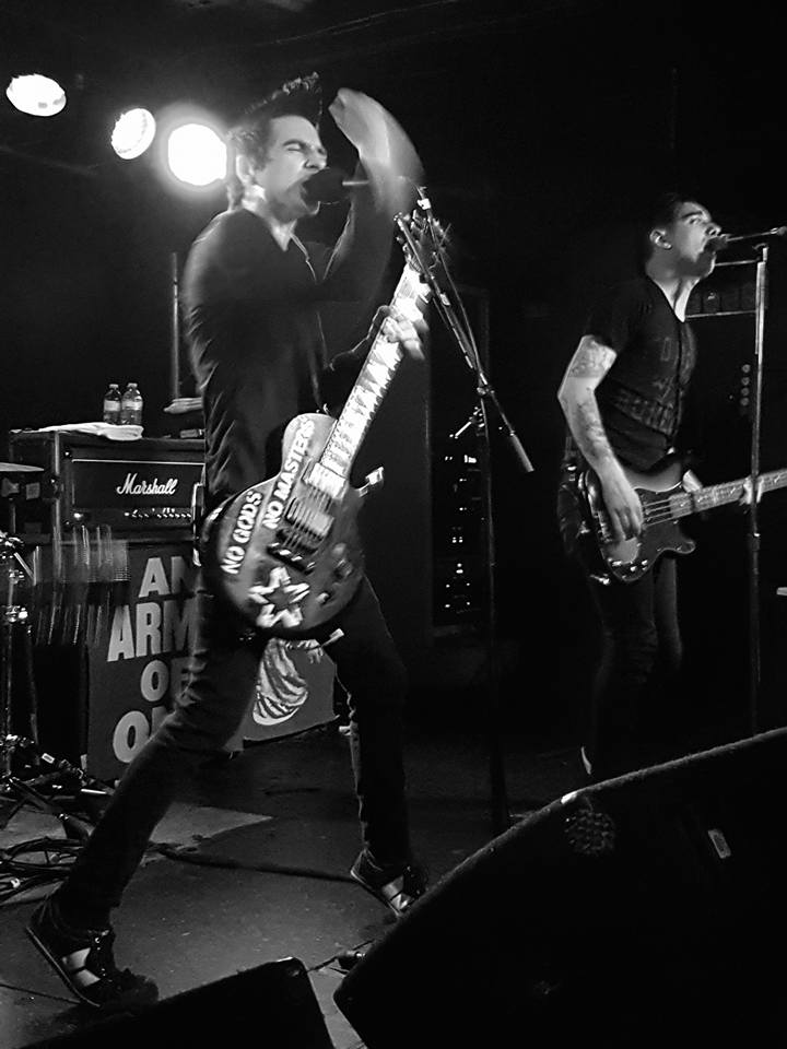Anti-Flag rocking Ritual Nightclub in Ottawa. Photo by Marianne Morency Landry