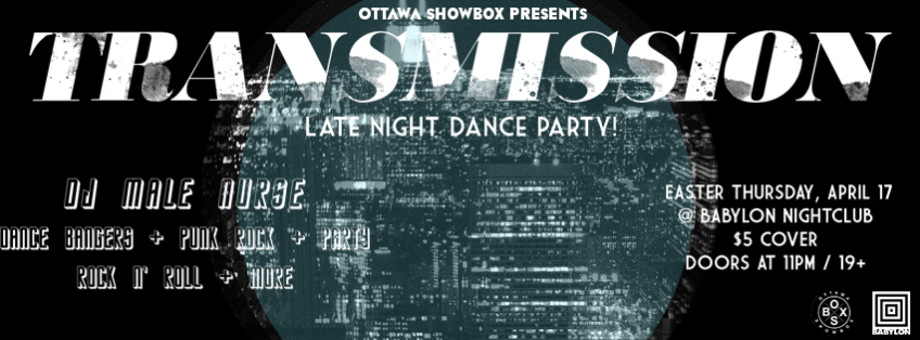 Apr. 17 | Transmission dance party`Apr. 17 | Transmission dance party