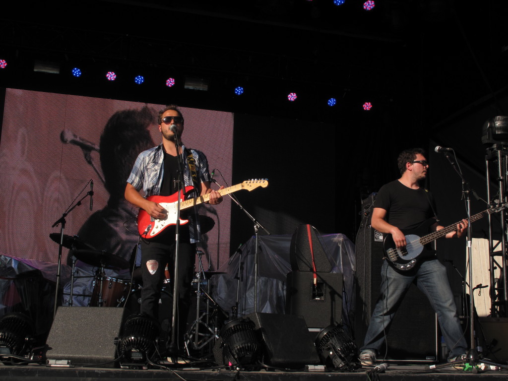 Cold Capital opening the Black Sheep Stage on July 4, 2014. -- Photo: Joseph Mathieu