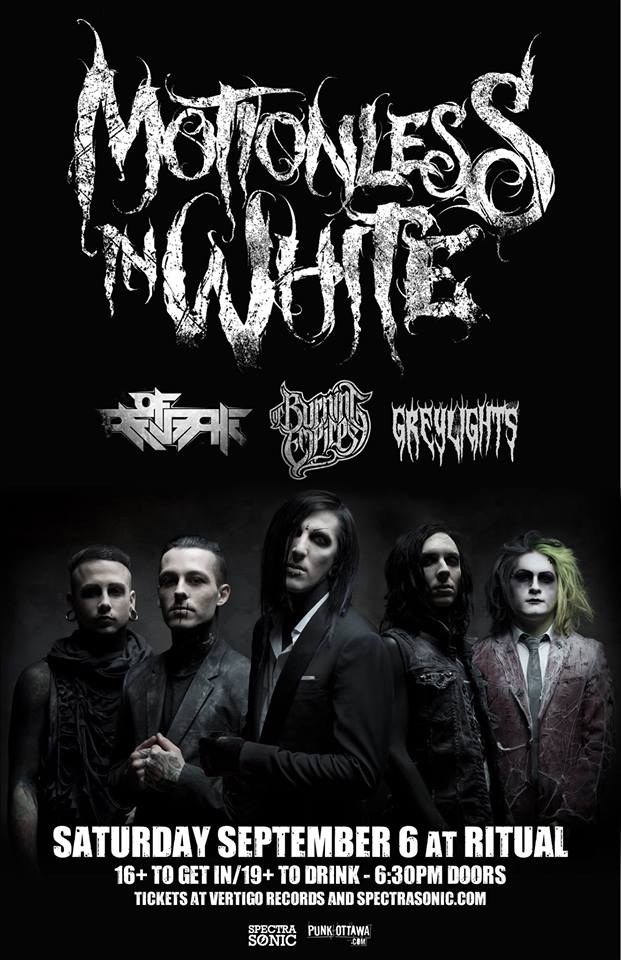 Morning Metal - Live Review of Motionless In White, Of Reverie, Of