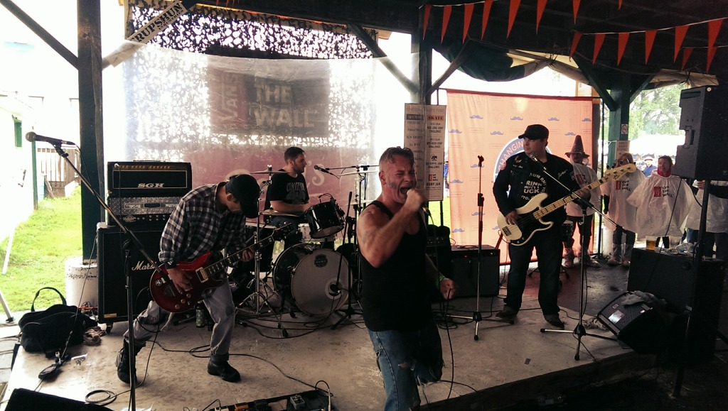 The Nasties rocking out at Beau's Oktoberfest in Van Kleek Hill.