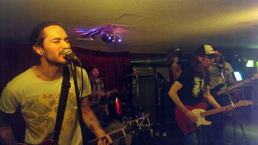 Dead Weights rocking out at House of Targ in Ottawa.