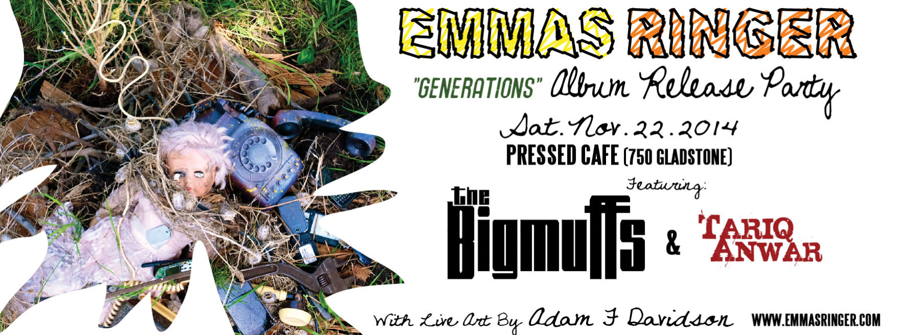 emmas ringer, ottawa, rock, music, indie, generations