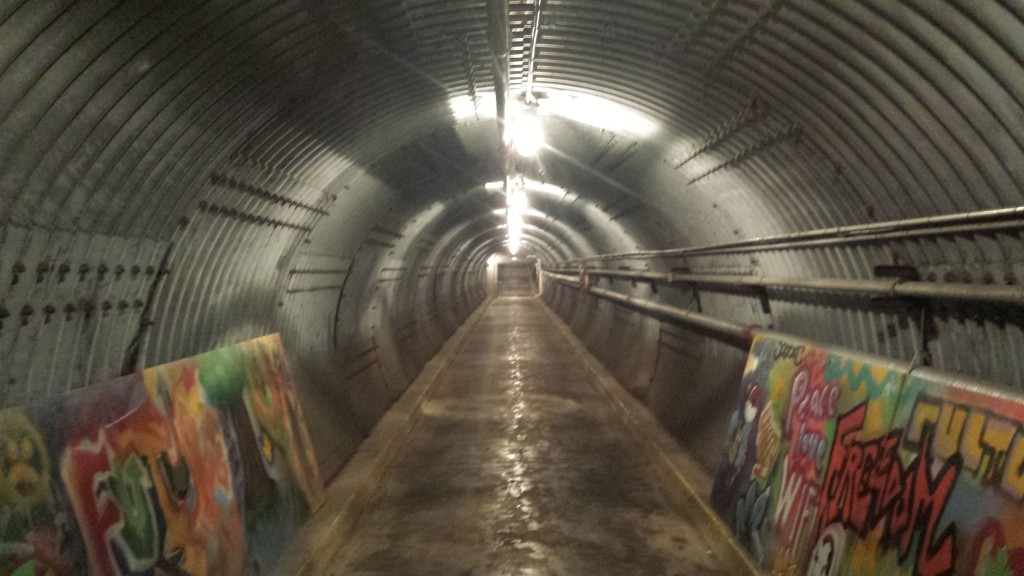 Entrance to the Diefenbunker Cold War Museum on Wednesday Night