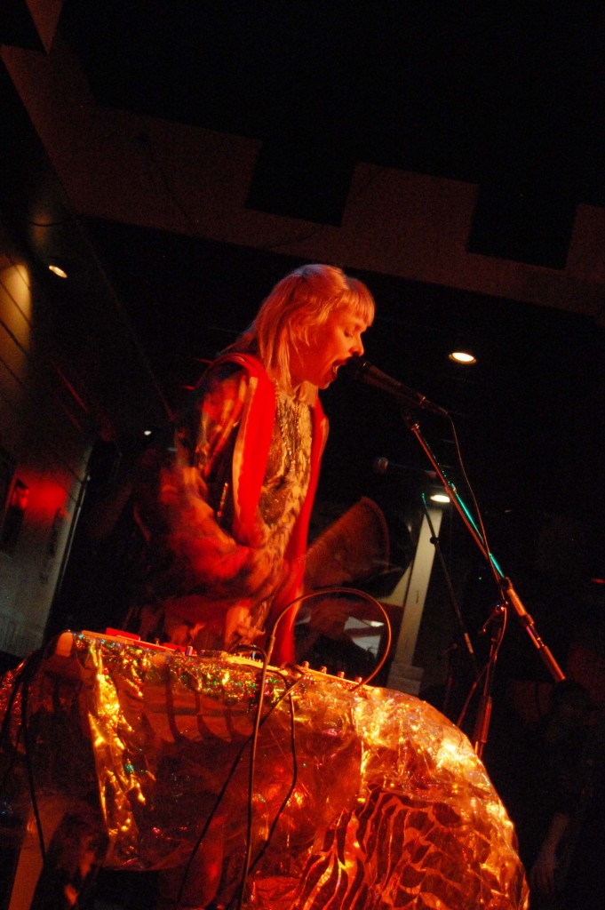 Petra Glynt playing at the Dominion Tavern during MEGAPHONO in Ottawa, ON. Photo: Eric Scharf