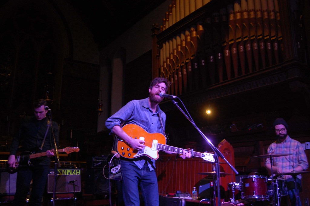 Evening Hymns playing St. Alban Church during Megaphono in Ottawa, On.