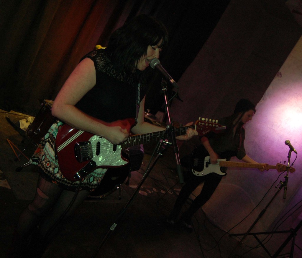 Nightshades performing in the Deifenbunket druing MEGAPHONO in Ottawa, ON. Photo: Eric Scharf