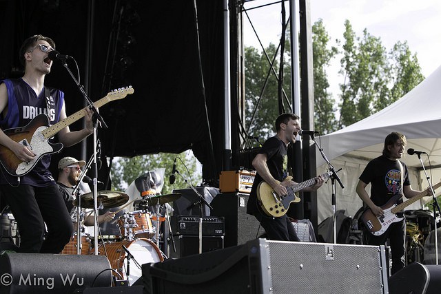 PUP playing at RBC Bluesfest in Ottawa. Photo: Ming Wu