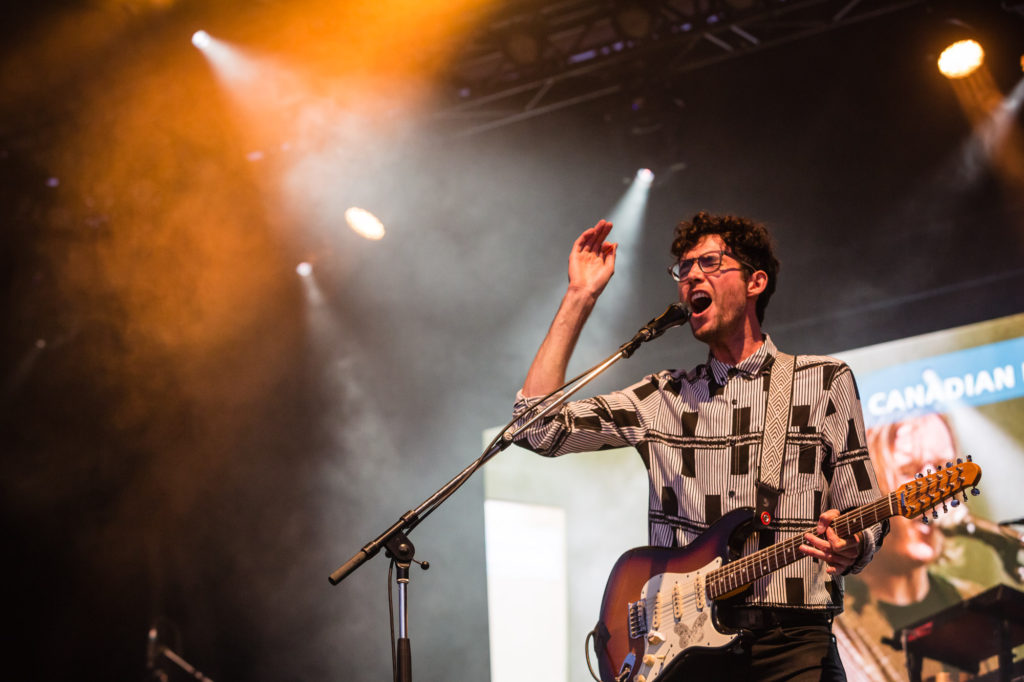 Brandon Scott of Yukon Blonde is seen here performing at the RBC Bluesfest in Ottawa on Sunday, July 10, 2016. ~ RBC Bluesfest Press Images PHOTO/Scott Penner