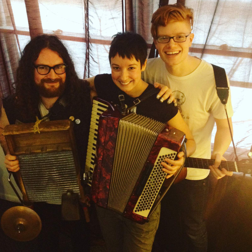 Two Jar Grind: (from left to right) Kirk Jordan, Nicole Lefebvre and James Brown.